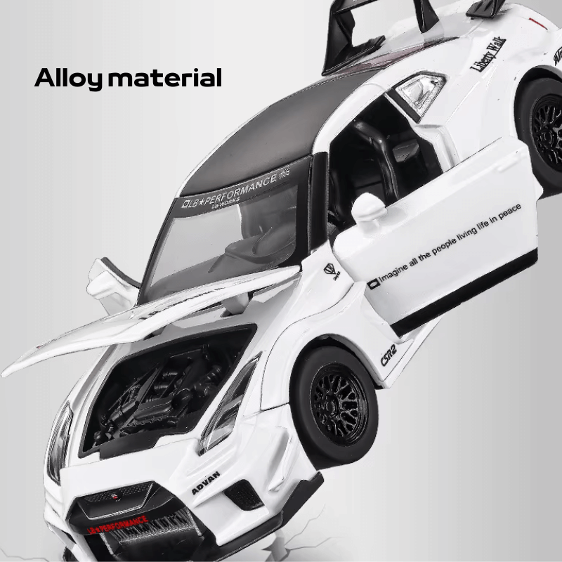 1/32 Scale Nissan GT-R Die-cast Model Car